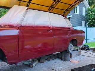 1997 Lada (ВАЗ) 2107, красный, 180000 рублей, вид 3