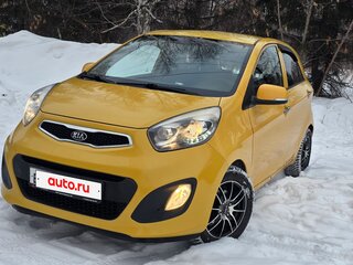 2012 Kia Picanto II, жёлтый, 750000 рублей, вид 2