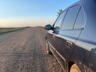 2007 Hyundai Accent ТагАЗ II, синий, 300000 рублей, вид 4
