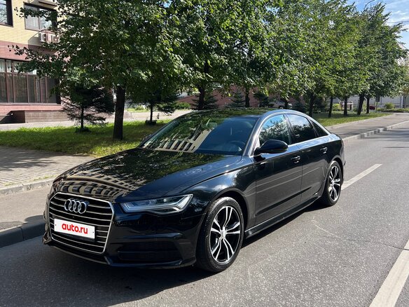2018 Audi A6 IV (C7) Рестайлинг, чёрный - вид 1