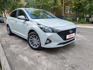 2020 Hyundai Solaris II Рестайлинг, белый, 1595000 рублей, вид 1