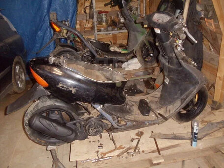 1999 Honda Dio, чёрный, 25500 рублей, вид 1