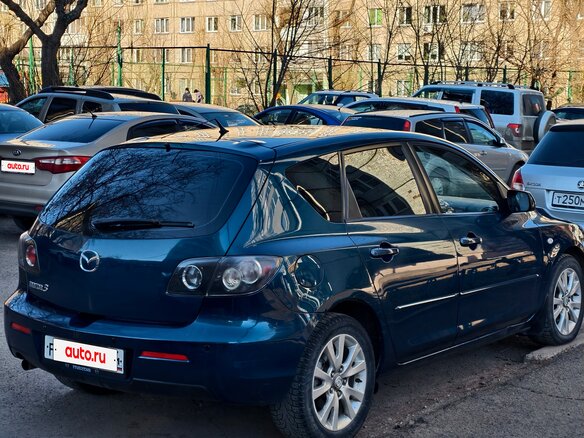 2007 Mazda 3 I (BK) Рестайлинг, синий, 670000 рублей - вид 3