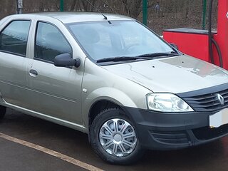2013 Renault Logan I Рестайлинг, бежевый, 369000 рублей, вид 1