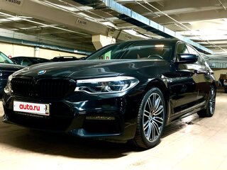 2018 BMW 5 серии 530i xDrive VII (G30/G31/G38), чёрный, 3850000 рублей, вид 1