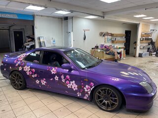 1997 Honda Prelude V, фиолетовый, 650000 рублей, вид 3