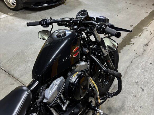 2019 Harley-Davidson Forty-Eight, чёрный, 1100000 рублей - вид 3