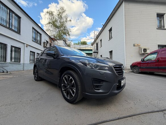 2015 Mazda CX-5 I Рестайлинг, серый, 1800000 рублей - вид 3