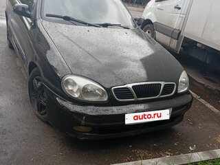 2001 Daewoo Lanos, чёрный, 200000 рублей, вид 1