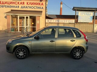 2013 Lada (ВАЗ) Kalina II, зелёный, 370000 рублей, вид 5