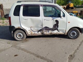 1999 Suzuki Wagon R II, белый, 80000 рублей, вид 5