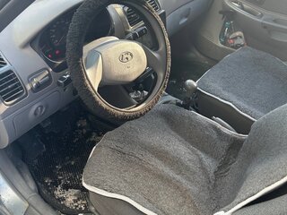 2011 Hyundai Accent ТагАЗ II, серебристый, 300000 рублей, вид 4