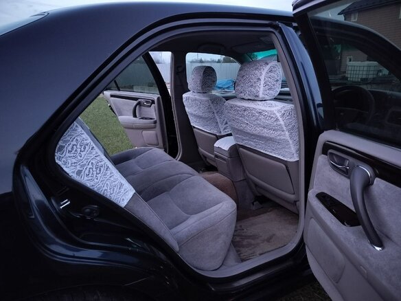 2002 Toyota Crown XI (S170), синий, 1150000 рублей - вид 29
