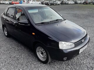 2008 Lada (ВАЗ) Kalina I, чёрный, 415000 рублей, вид 1