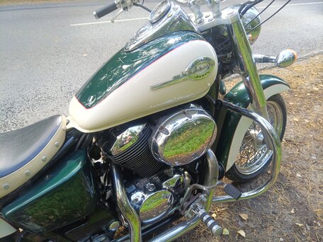 1998 Honda Shadow 400, зелёный, 290000 рублей, вид 5