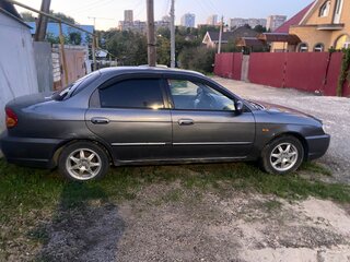 2006 Kia Spectra I Рестайлинг 2, серый, 180000 рублей, вид 2