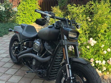 2019 Harley-Davidson Fat Bob, зелёный, 1400000 рублей, вид 5