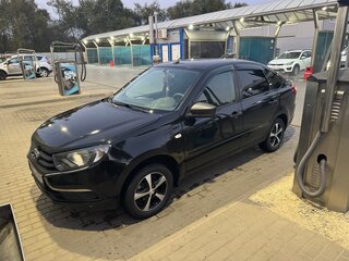 2019 Lada (ВАЗ) Granta I Рестайлинг, чёрный, 650000 рублей, вид 1