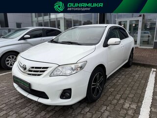 2013 Toyota Corolla X (E140, E150) Рестайлинг, белый, 1192000 рублей, вид 1