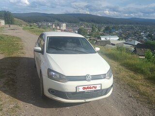 2014 Volkswagen Polo V, белый, 400000 рублей, вид 2