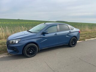 2016 Lada (ВАЗ) Vesta I, голубой, 720000 рублей, вид 2