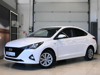 2021 Hyundai Solaris II Рестайлинг, белый, 1199000 рублей, вид 3