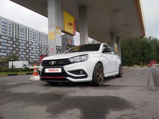 2019 Lada (ВАЗ) Vesta Sport I, белый, 1550000 рублей, вид 3