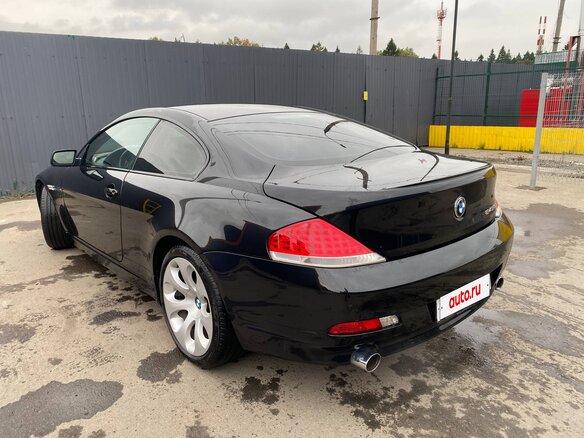 2004 BMW 6 серии 645i II (E63/E64), чёрный, 1800000 рублей - вид 6