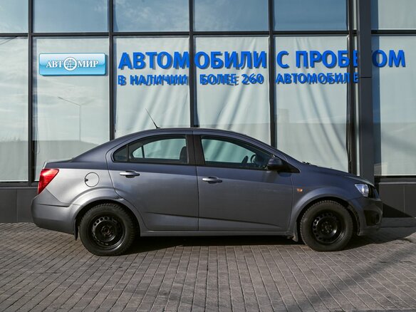2014 Chevrolet Aveo II, серый, 584000 рублей - вид 5