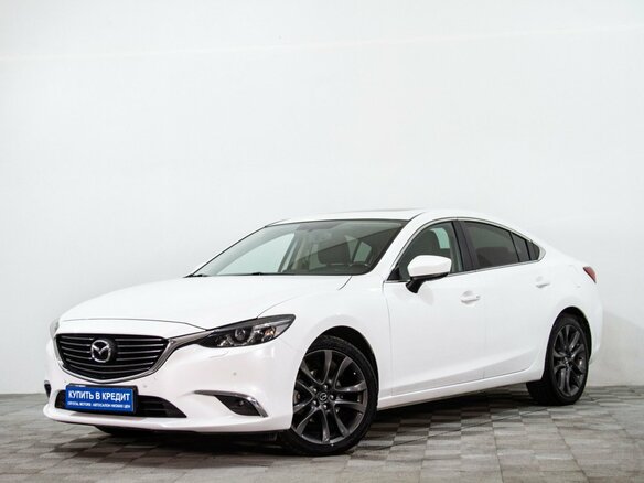 2016 Mazda 6 III (GJ) Рестайлинг, белый, 1949000 рублей - вид 2
