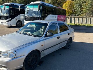 2006 Hyundai Accent ТагАЗ II, серебристый, 310000 рублей, вид 3