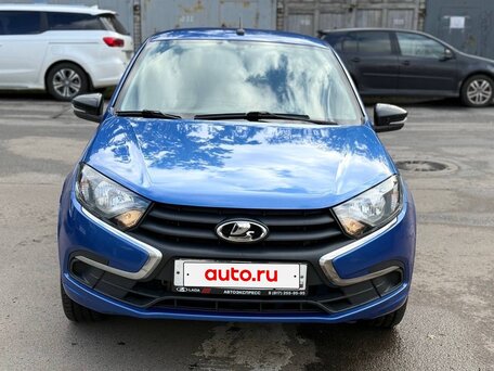 2019 Lada (ВАЗ) Granta I Рестайлинг, синий, 530000 рублей, вид 5
