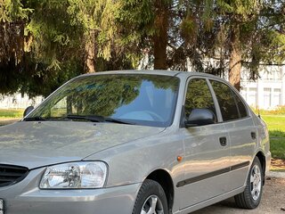 2008 Hyundai Accent ТагАЗ II, бежевый, 350000 рублей, вид 2
