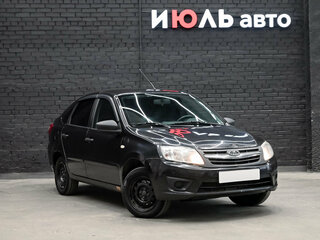 2017 Lada (ВАЗ) Granta I, чёрный, 515000 рублей, вид 2