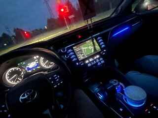 2018 Toyota Camry VIII (XV70), чёрный, 3300000 рублей, вид 5