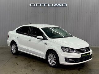 2019 Volkswagen Polo V Рестайлинг, белый, 1427000 рублей, вид 3