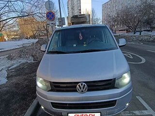 2010 Volkswagen Caravelle T5 Рестайлинг, серебристый, 1300000 рублей, вид 2