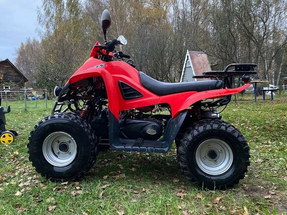 2011 Stels ATV-110, красный, 75000 рублей - вид 1