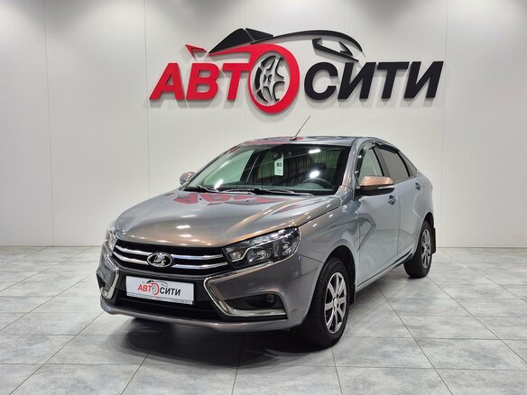 2020 Lada (ВАЗ) Vesta I, серый, 1050000 рублей - вид 3