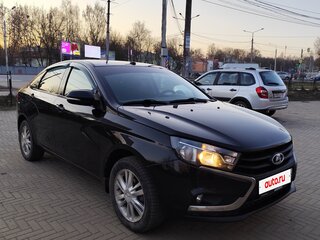 2016 Lada (ВАЗ) Vesta I, чёрный, 950000 рублей, вид 3