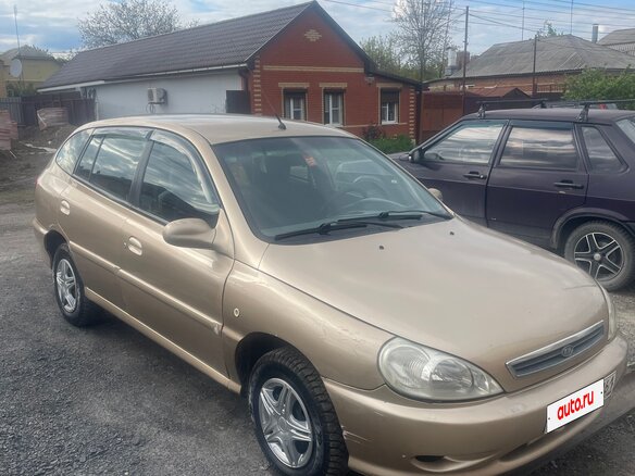 2002 Kia Rio I, бежевый, 380000 рублей - вид 2