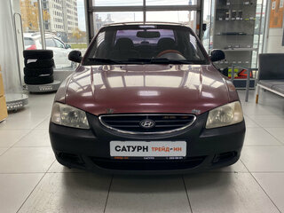 2007 Hyundai Accent ТагАЗ II, красный, 220000 рублей, вид 2