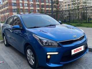 2017 Kia Rio IV, синий, 1250000 рублей, вид 2