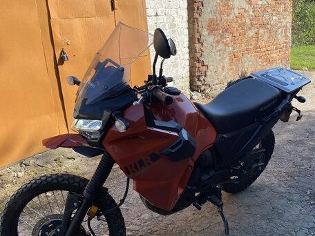 2022 Kawasaki KLR 650, оранжевый, 710000 рублей, вид 3