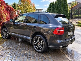 2008 Porsche Cayenne S I Рестайлинг (957), коричневый, 1200000 рублей, вид 3