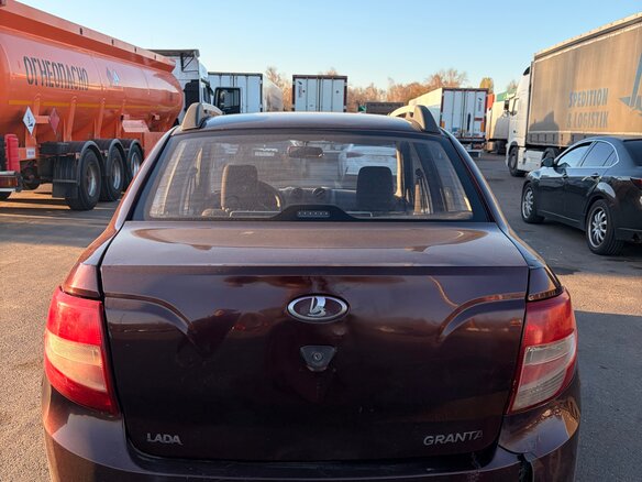 2012 Lada (ВАЗ) Granta I, пурпурный, 135000 рублей - вид 4