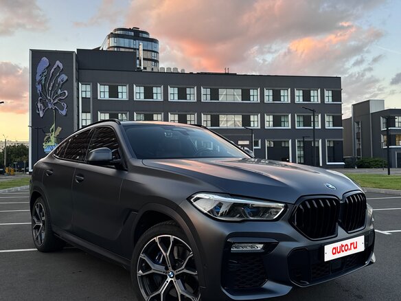 2021 BMW X6 40i III (G06), серый, 8600000 рублей
