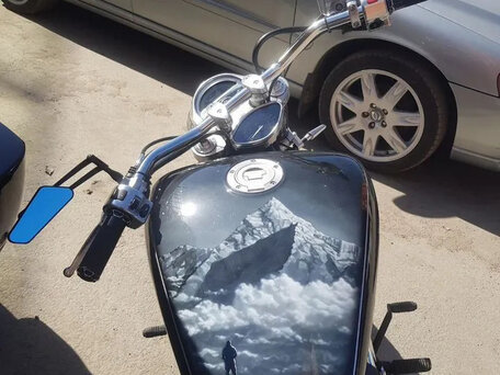 2007 Yamaha XV 1700 Warrior, чёрный, 1300000 рублей, вид 5