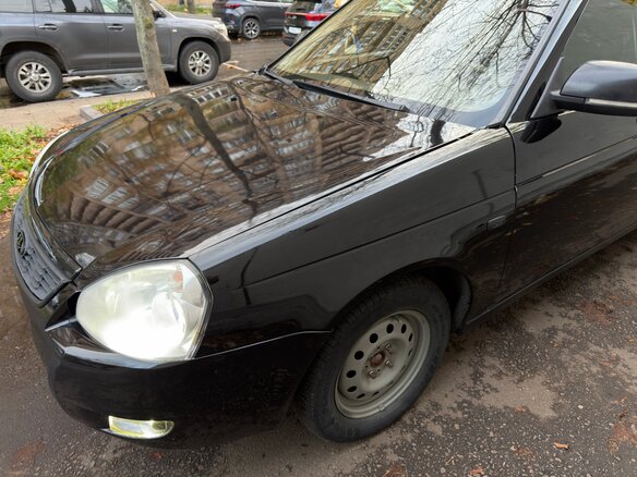 2009 Lada (ВАЗ) Priora I, чёрный, 275000 рублей - вид 8