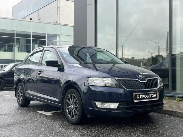 2015 Skoda Rapid I, синий - вид 2